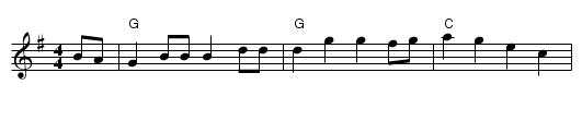 La Russe - staff notation