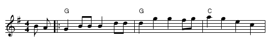 La Russe - staff notation