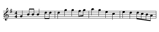 La Russe - staff notation