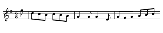 La Soirre du Vauxhall - staff notation
