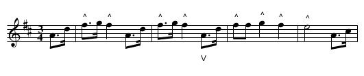 la Varsouvienne - staff notation