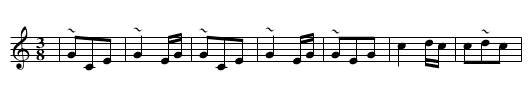 La Viudita (MG 57) - staff notation