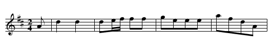 L'abbe' - staff notation