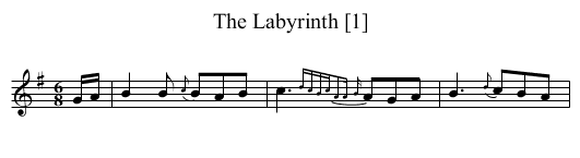 Labyrinth [1], The - staff notation