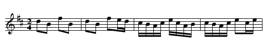 Lackagh Cross - staff notation