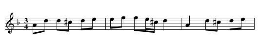Lackstr&ouml;ms polska - staff notation