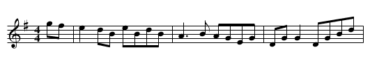 Lad O'Beirne - staff notation
