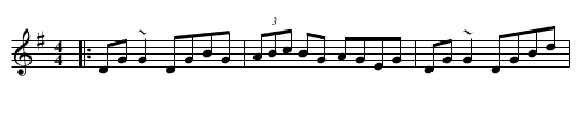 Lad O'Beirne's [1] - staff notation