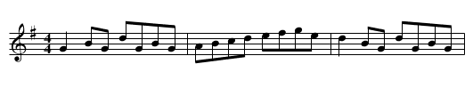 Lad O'Beirne's Reel [2] - staff notation