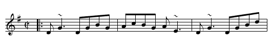 Lad O'Beirne's - staff notation