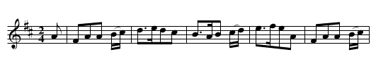Ladd O' Gowrie, The - staff notation