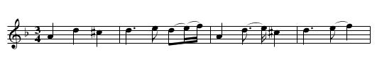 Laddie, Lie Near Me - staff notation