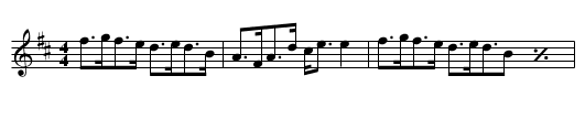 Laddie wi' the Plaidie - staff notation