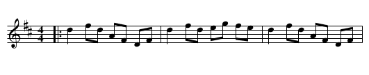 Ladies' Delight, The  - staff notation