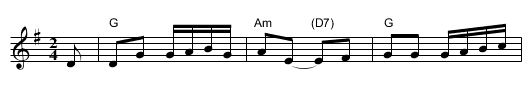 Ladies Triumph  [G] - staff notation