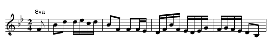 Ladies' Walpole Reel - staff notation