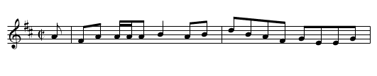 Lads of Foss, The - staff notation