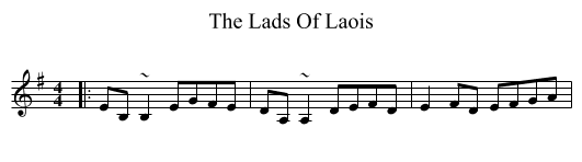 Lads Of Laois, The  - staff notation