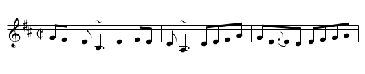 Lads of Leish - staff notation
