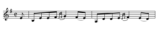 Lads of Leith [2], The - staff notation