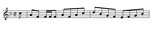 Lady Amelia Murray's Reel - staff notation