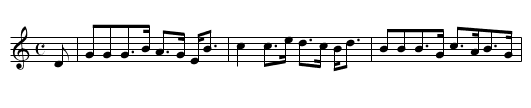 Lady Ann Hope - staff notation