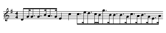 Lady Ann Hope - staff notation
