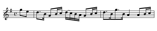 LADY ANN HOPE'S FAVOURITE - staff notation