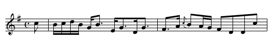 Lady Ann Hope's Strathspey [2] - staff notation