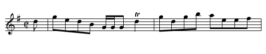 Lady Ann Maitland - staff notation