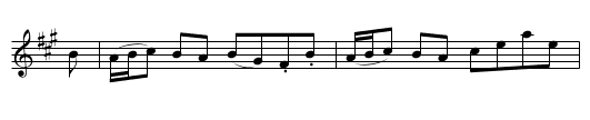 Lady Ann Stewart's Reel - staff notation