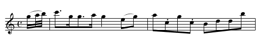 Lady Ann Stewarts Strathspey - staff notation