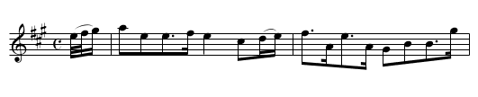 LADY ANN STEWART'S STRATHSPEY - staff notation