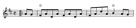 Lady Anne Montgomery - staff notation