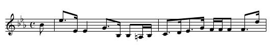 Lady Ashburton - staff notation
