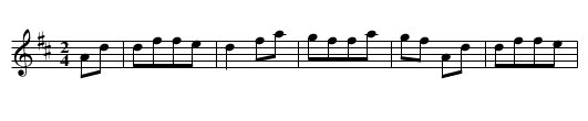Lady Austa's Delight.    JJo5.122 - staff notation