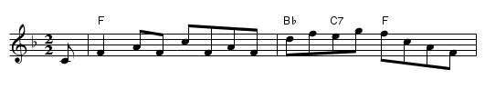 Lady Baird's Reel - staff notation