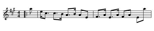 Lady Baird's Strathspey - staff notation
