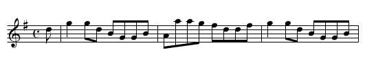 Lady Bateson’s Reel - staff notation