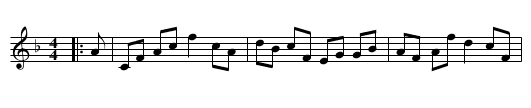 Lady Betty Cochran's Reel - staff notation