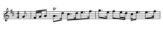 LADY CARMICHAEL'S STRATHSPEY - staff notation