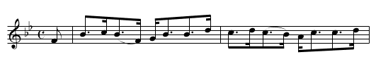 Lady Cathcart's Strathspey - staff notation