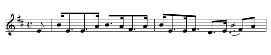 Lady Cathrine Stewart’s Strathspey - staff notation