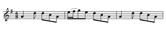 Lady Charlote’s Delight - staff notation