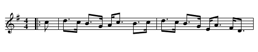 Lady Charlotte Campbell - staff notation