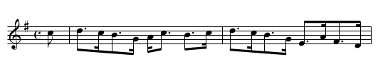 Lady Charlotte Campbell - staff notation