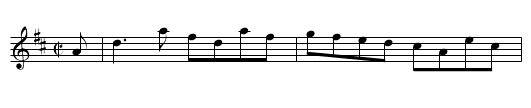 Lady Charlotte Campbells Reel - staff notation