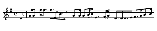 Lady Charlotte Durham [1] - staff notation