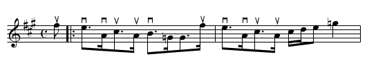 LADY CHARLOTTE DURHAM - staff notation