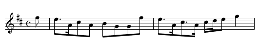 Lady Charlotte Durham's Delight - staff notation